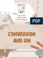 EDM Conversion and Sin