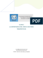 LK - CLASE 2 LA IMPORTANCIA DEL JUEGO CON FINES TERAPÉUTICOS 