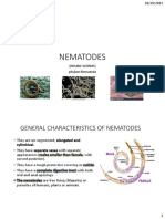 Nematodes (Round Worms) Lec 7 Fall 2021 PDF