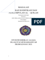 Makalah Kodifikasi Al Quran