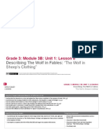 Grade 3: Module 3B: Unit 1: Lesson 8: Describing The Wolf in Fables: "The Wolf in