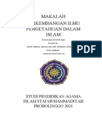 Perkembangan Ilmu Pengetahuan Dalam Islam