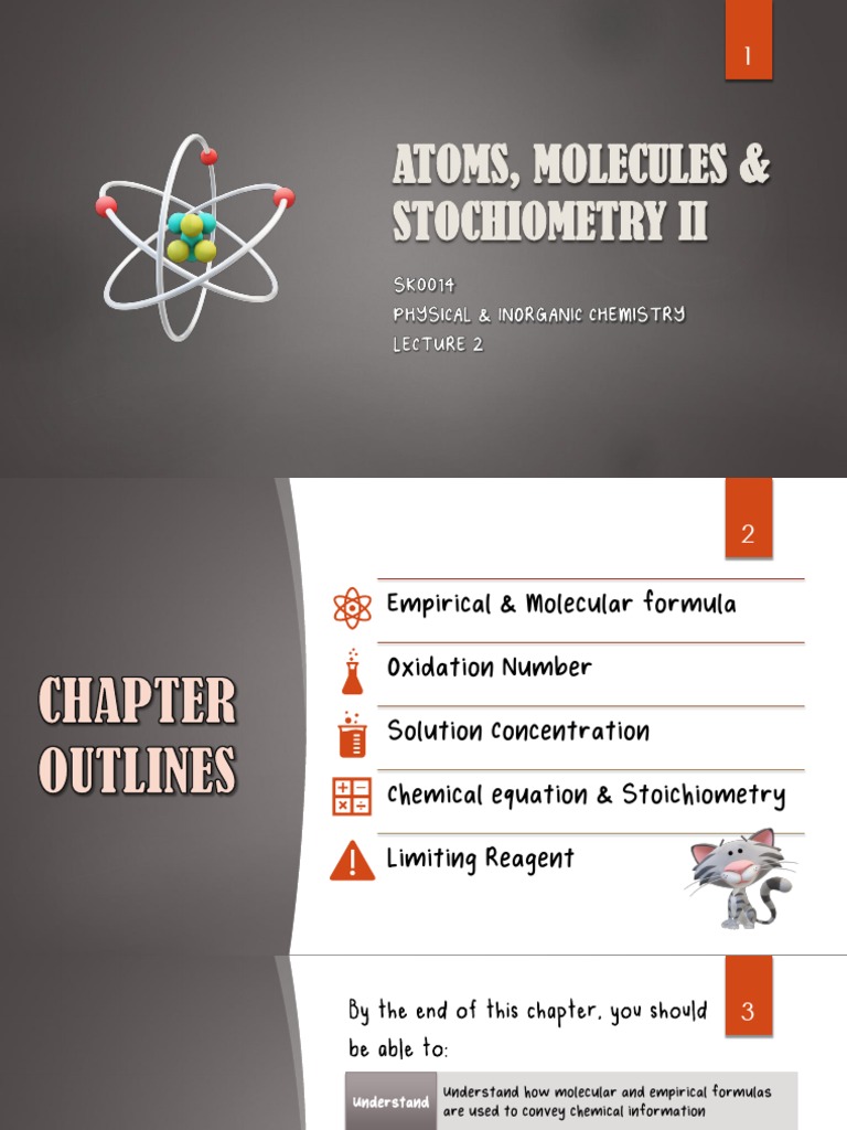 Chemical Formulas and Stoichiometry Guide | PDF | Stoichiometry | Mole ...