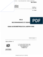 NA16219 Sols - Reconnaissance Et Essais-Essai Scissométrique en Laboratoire