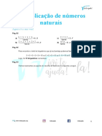 Res Lista Multiplicacao Numeros Naturais