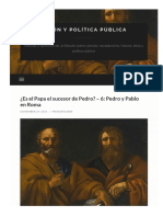 Razoncienciaspr Org 2021-11-27 Es El Papa El Sucesor de Pedro 6 Pedro y Pablo en