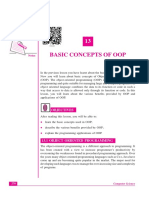 Basic Concepts of Oop: Module - 3