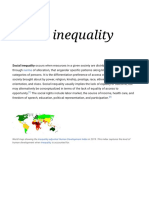 Social Inequality - Wikipedia