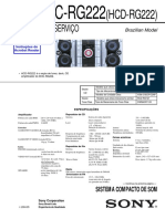 Manual do sistema de som MHC-RG222