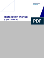 Installation Manual: (Lynx 220M/LM)