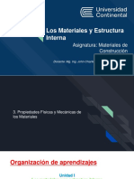 UC - Materiales de Construcción - Tema 3 - Propiedades Físicas y Mecánicas