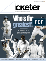 The Cricketer Magazine - Who's The Greatest - December 2016