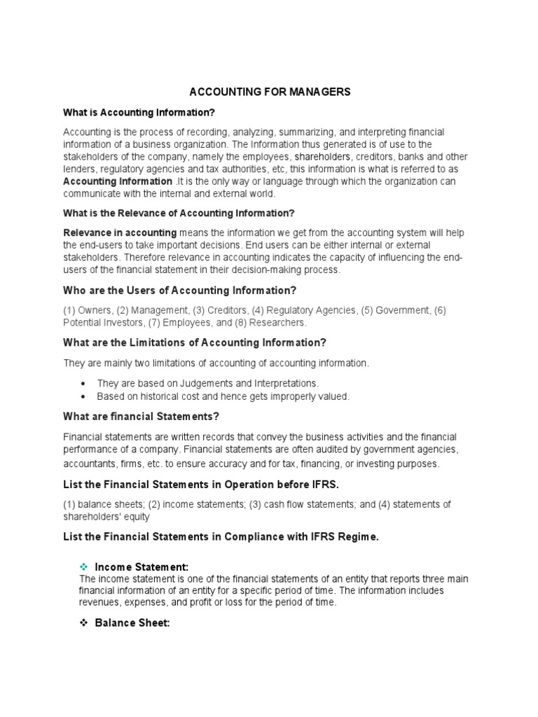 Financial Accounting For Managers Pdf – EXOK