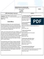 A Relative Difference EVAU Examen