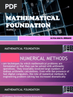 2 Topic 1 Review of The Mathematical Foundation