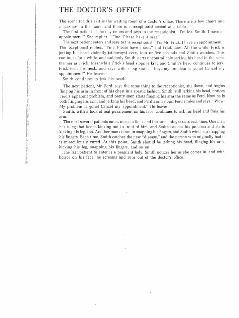 The Doctor s Office PDF