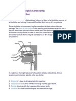 Decribing English Consonat2