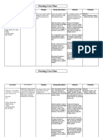 Nursing Care Plan: Assessment Planning Nursing Interventions Rationale Evaluation