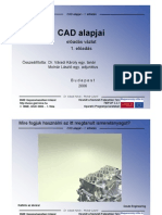 CAD Alapjai Jegyzet Hun X