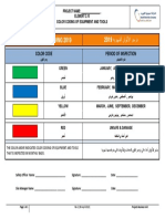 2.10 Color Coding of Equipment & Tools