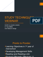 Study Techniques Webinar