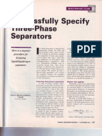 Successfully Specify Three-Phase: Separators