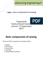 Basic Components of Sewing