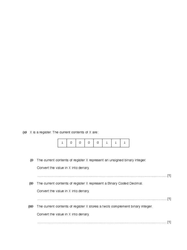 Number system conversion questions pdf binary coded decimal decimal