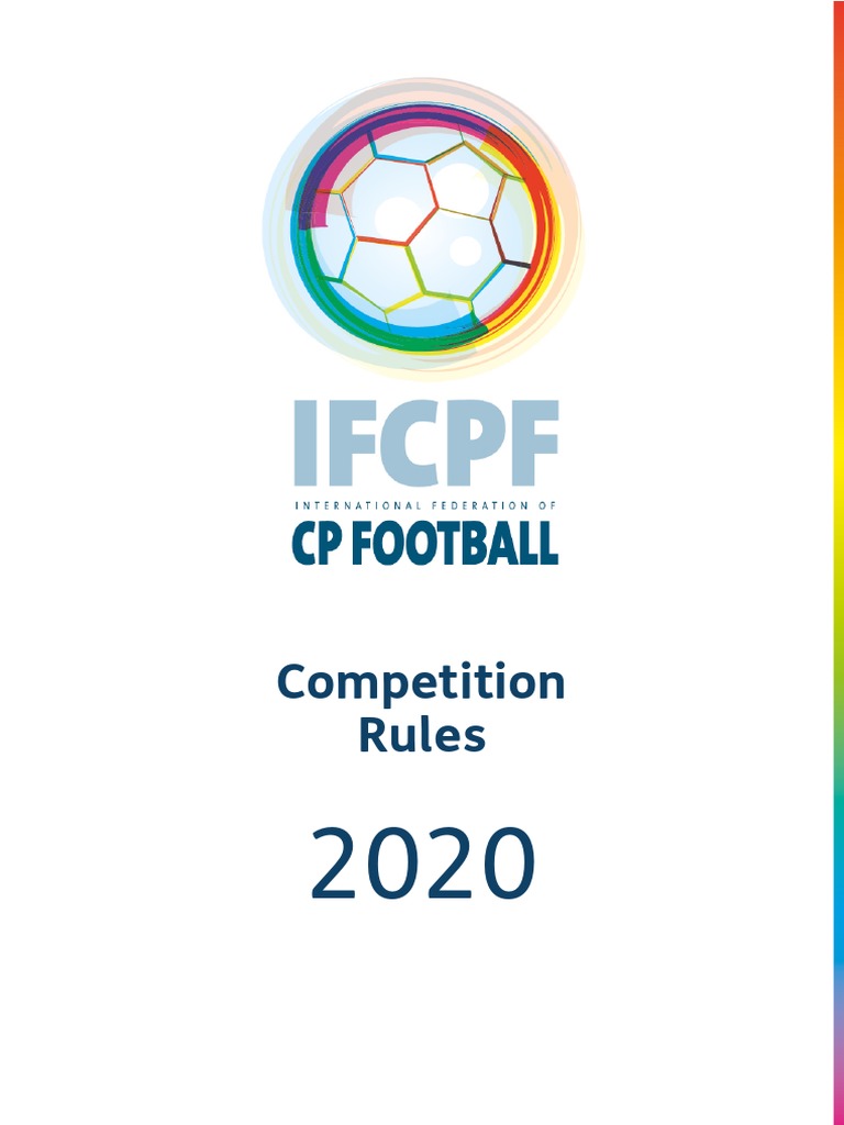 IFCPF Competition Rules 2020 PDF Association Football Sports