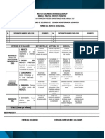 Rubrica Proyectos Formativo - Practica Oi