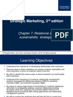 Strategic Marketing, 3 Edition: Chapter 7: Relational and Sustainability Strategies