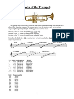 Notes of The Trumpet:: 1-2-3 Valve Combinations: Note(s)