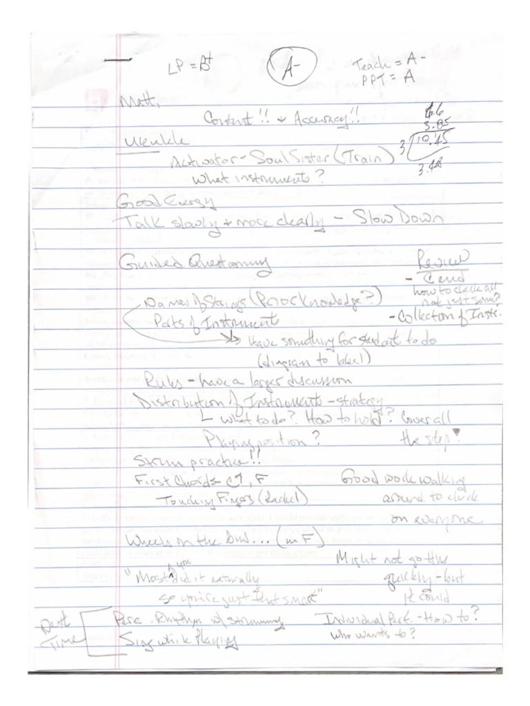 Middle School Lesson Plan PDF