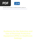 PPE Guidelines: Usage and Disposal | PDF | Personal Protective ...