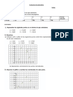 Evaluación de Matemática 2do A Analisis de Graficos