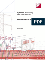 Digsilent Powerfactory: Relay Model Description