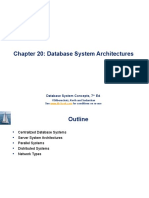 Chapter 20: Database System Architectures