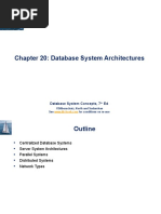 Chapter 20: Database System Architectures