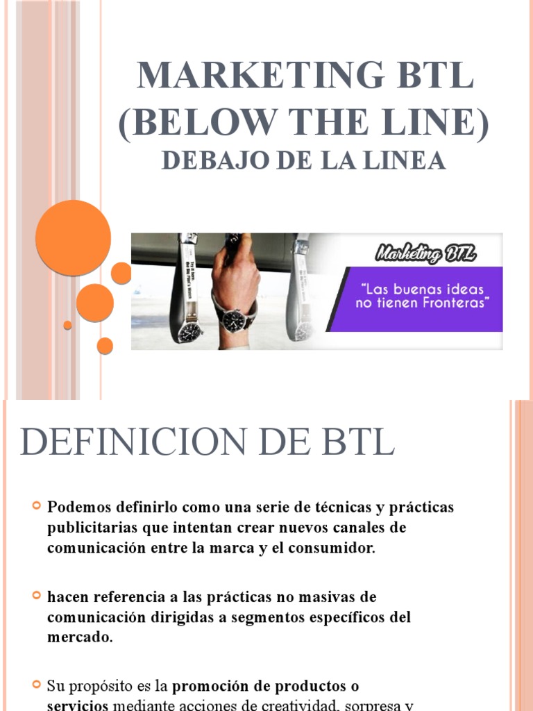 Estrategias Efectivas de Marketing BTL | PDF | Publicidad | Marketing