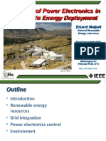 The Roles of Power Electronics in Renewable Energy Deployment