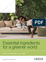 Essential Ingredients For A Greener World: Home Care Sustainable Product Guide