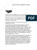 Conexión de Disipadores de Calor A Reguladores de Voltaje