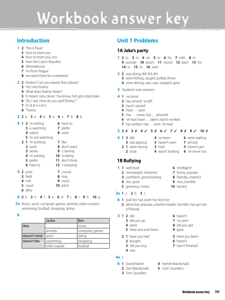 Project 5 workbook answer key pdf