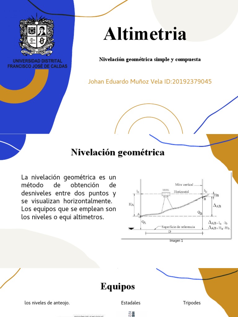 Nivelación Geométrica: Métodos y Tipos | PDF