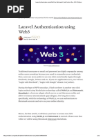 Laravel Authentication Using Web3 - by Hafiq Iqmal - Geek Culture - Nov, 2021 - Medium