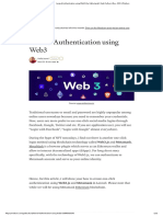 Laravel Authentication Using Web3 - by Hafiq Iqmal - Geek Culture - Nov, 2021 - Medium