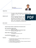 Salman Ahmed CV 