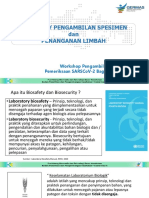 Biosafety Pengambilan Spesimen Dan Penanganan Limbah - NKS