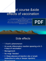 Normal Course & Side Effects of Vaccination