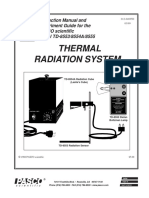 Thermal Radiation System Manual TD 8553